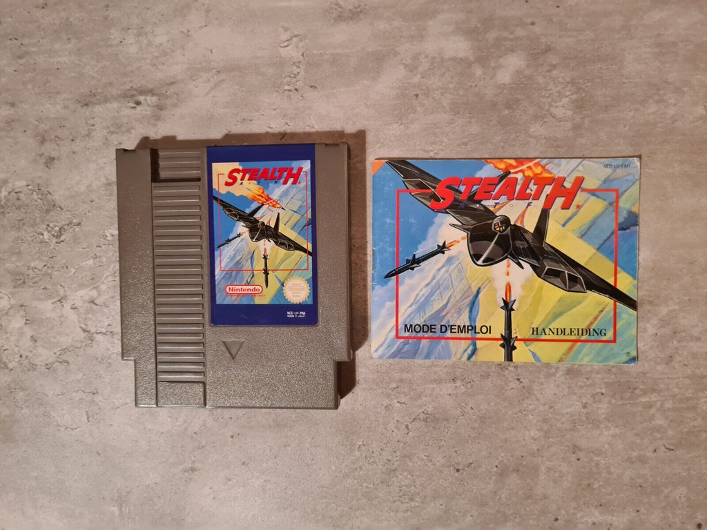 NES Stealth A°T°F mit OVP und Anleitung FRA - T-Retro-Games 