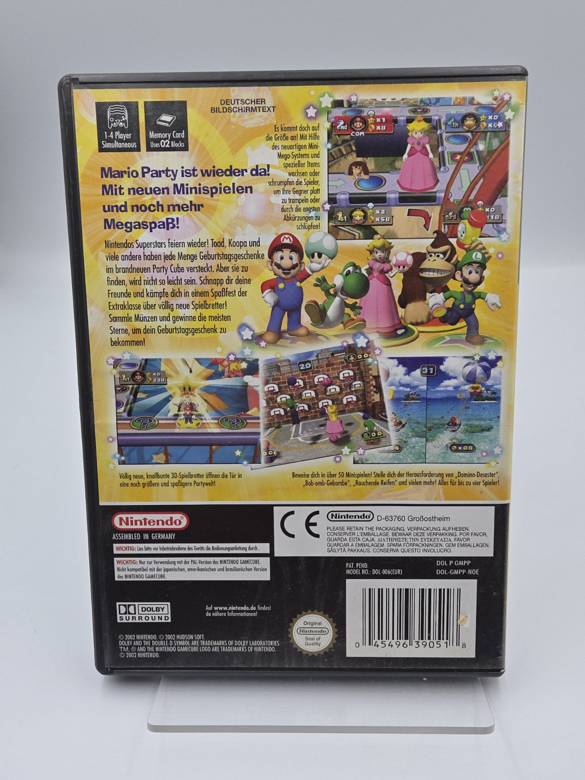 Nintendo GameCube Mario Party 4 mit OVP und Anleitung NOE
