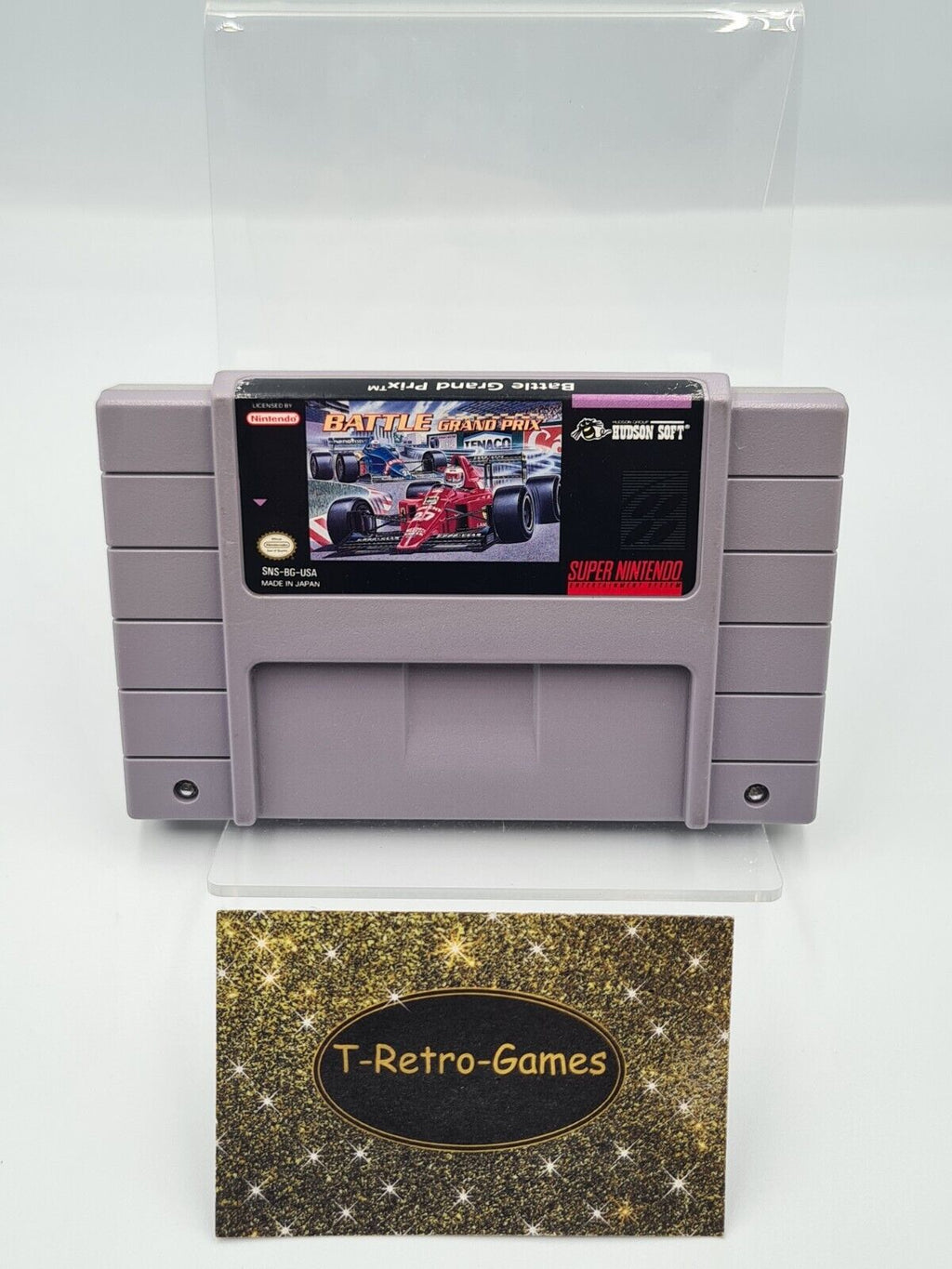 SNES Super Nintendo Battle Grand Prix NTSC USA Modul - T-Retro-Games 