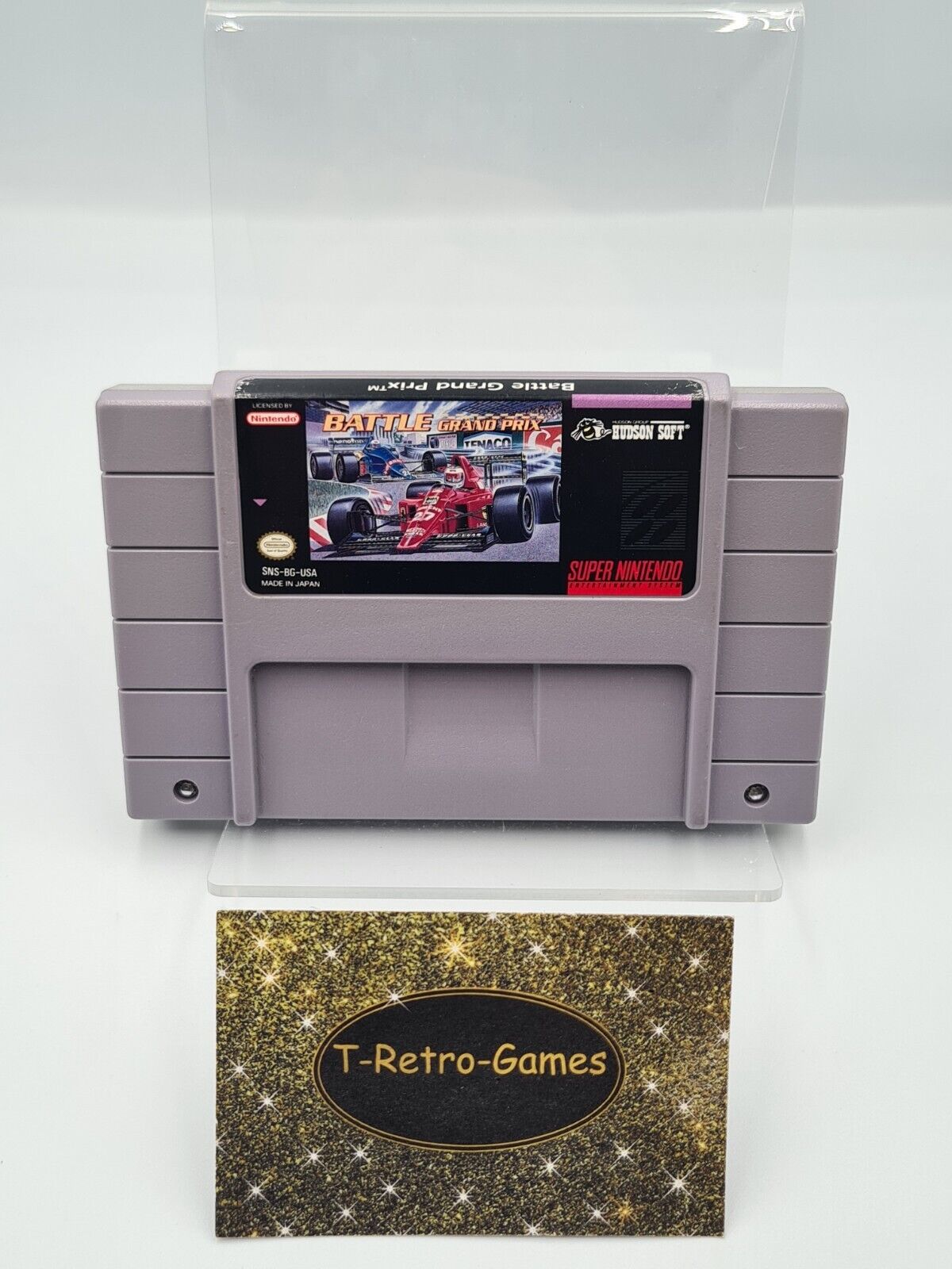 SNES Super Nintendo Battle Grand Prix NTSC USA Modul - T-Retro-Games 