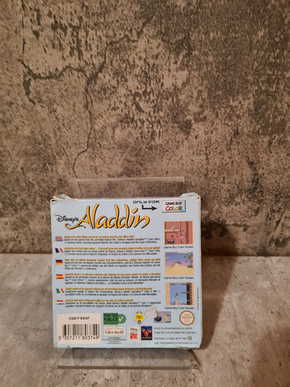 Nintendo Gameboy Color Disney's Aladdin mit OVP und Anleitung EUR - T-Retro-Games 