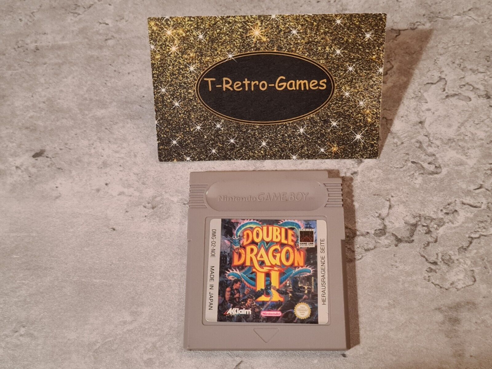 Nintendo Game Boy Classic Spiel Double Dragon II Modul NOE - T-Retro-Games 