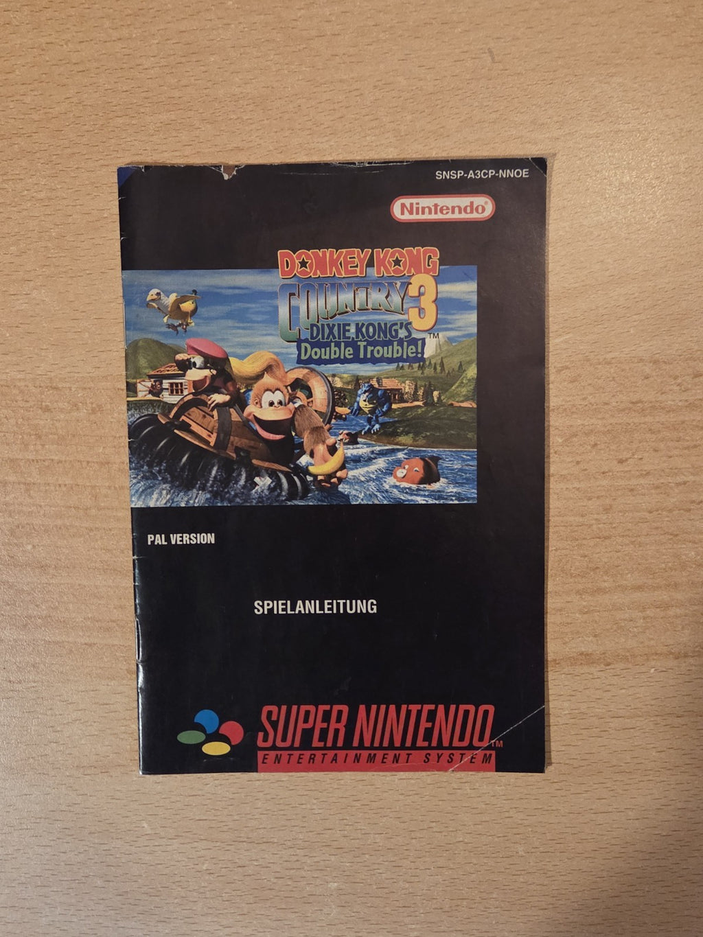 SNES Super Nintendo Donkey Kong Country 3 Spielanleitung Instruction Booklet NOE