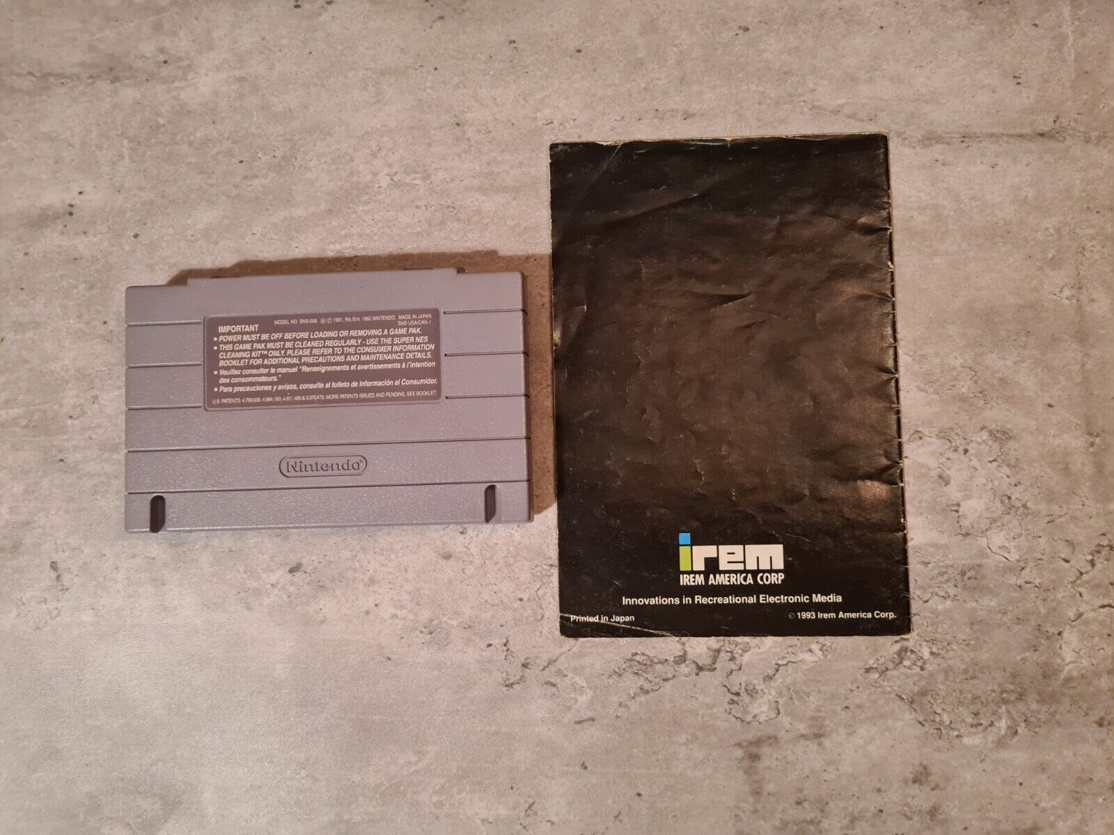 SNES Super Nintendo Street Combat mit OVP und Anleitung NTSC USA - T-Retro-Games 