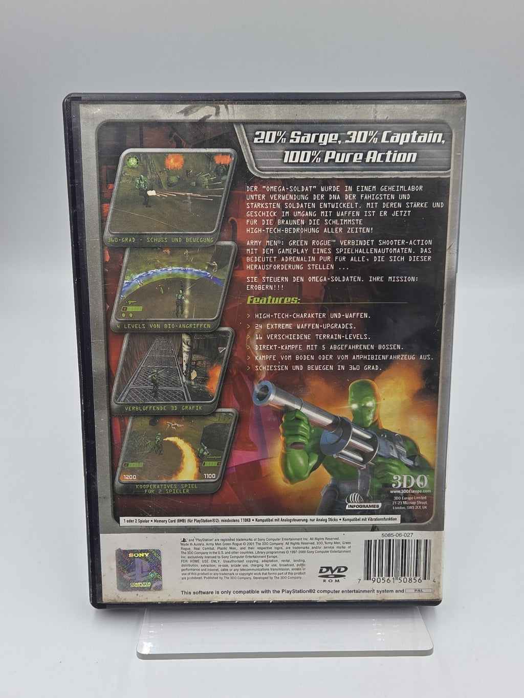 PS2 Playstation 2 Spiel Army Men Green Rogue mit OVP und Anleitung Deutsch