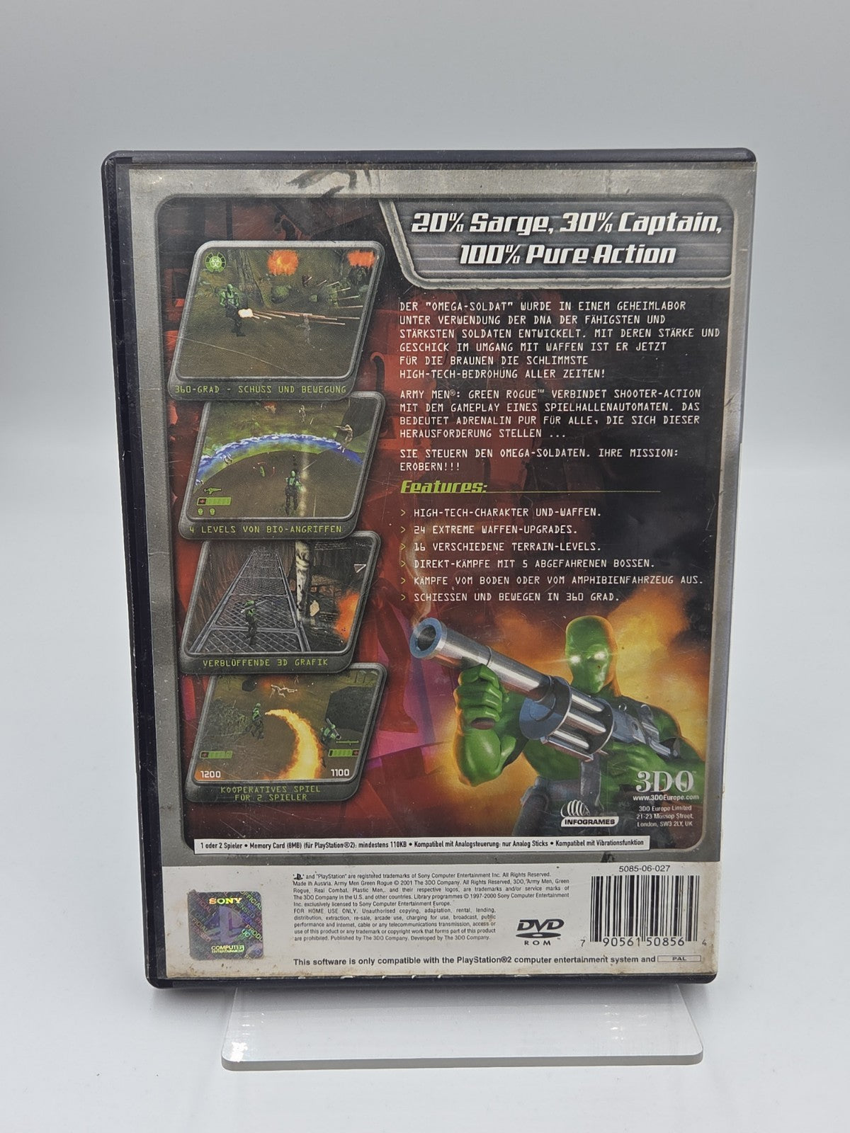 PS2 Playstation 2 Spiel Army Men Green Rogue mit OVP und Anleitung Deutsch