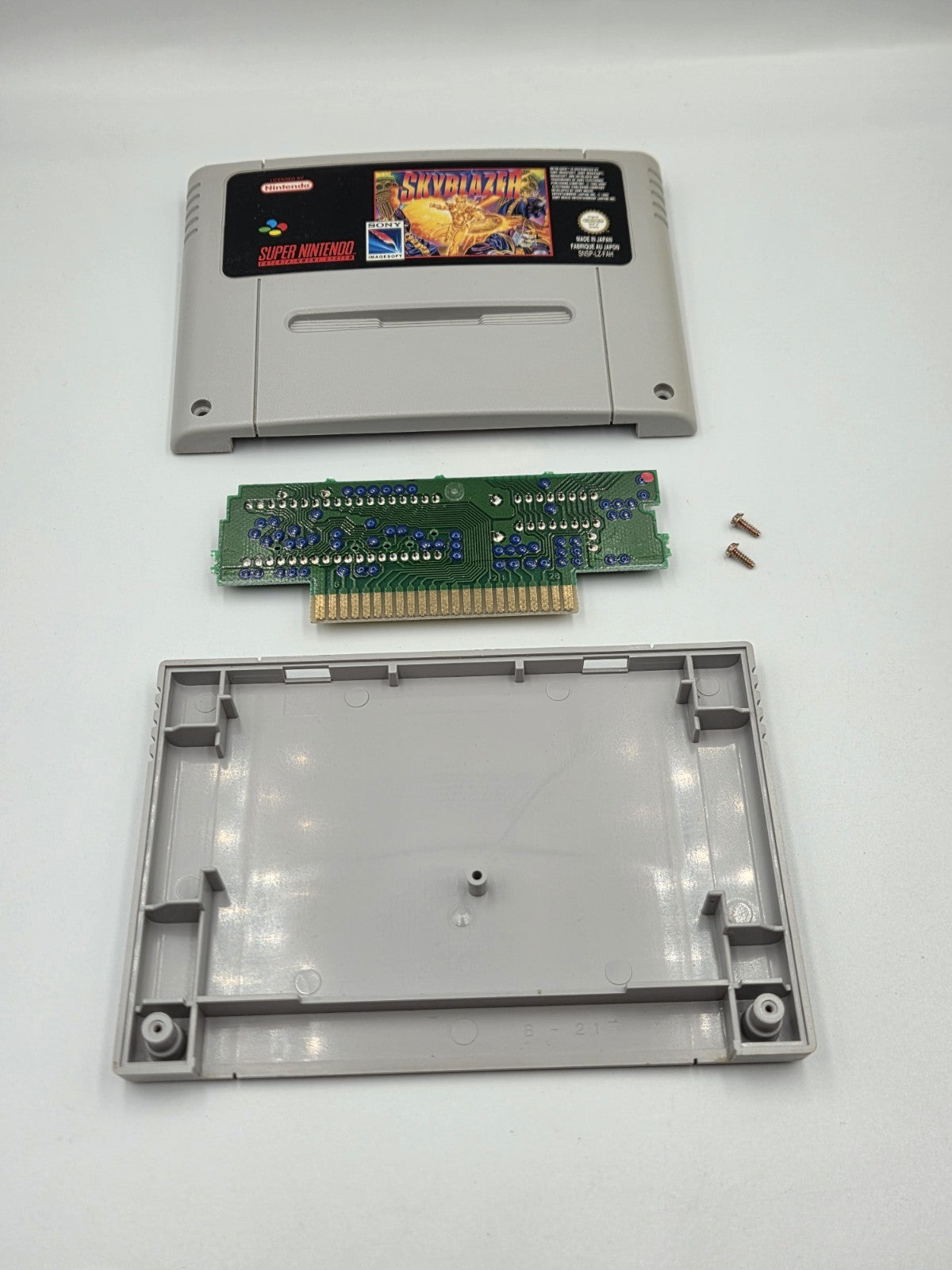 SNES Super Nintendo Skyblazer Modul FAH
