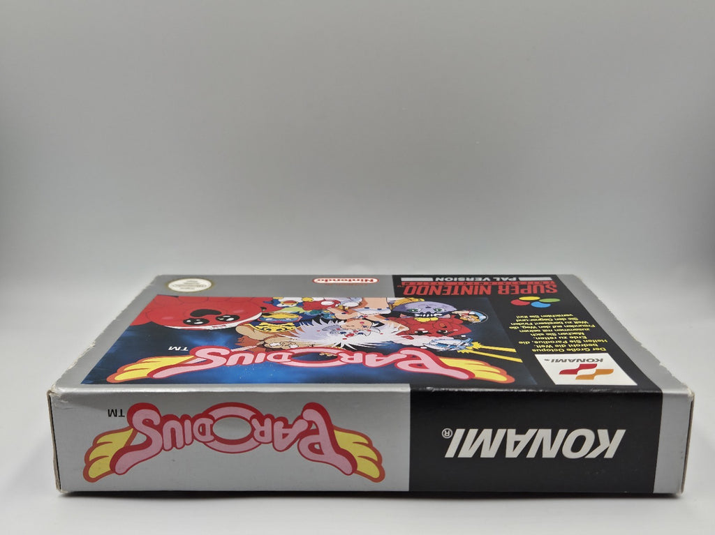 SNES Super Nintendo Spiel Parodius mit OVP und Anleitung NOE