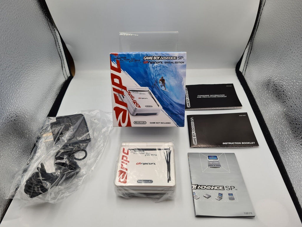 Nintendo Game Boy Advance SP Rip Curl AGS-001 Konsole Console Special Edition - T-Retro-Games 