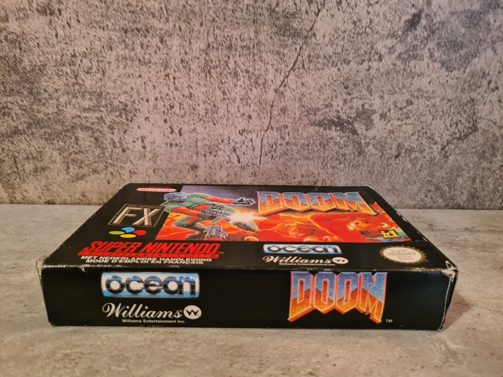SNES Super Nintendo Doom mit OVP und Anleitung FAH - T-Retro-Games 