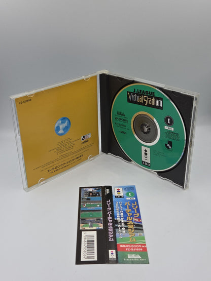 3DO Spiel J. League Virtual Stadium mit OVP und Anleitung Japan