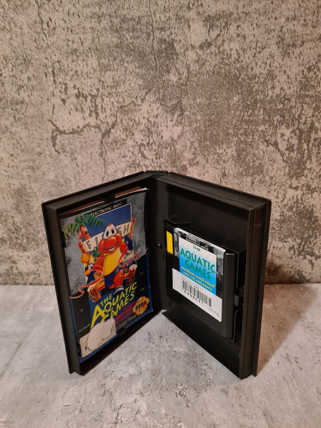 Sega Genesis The Aquatic Games mit OVP und Anleitung USA - T-Retro-Games 