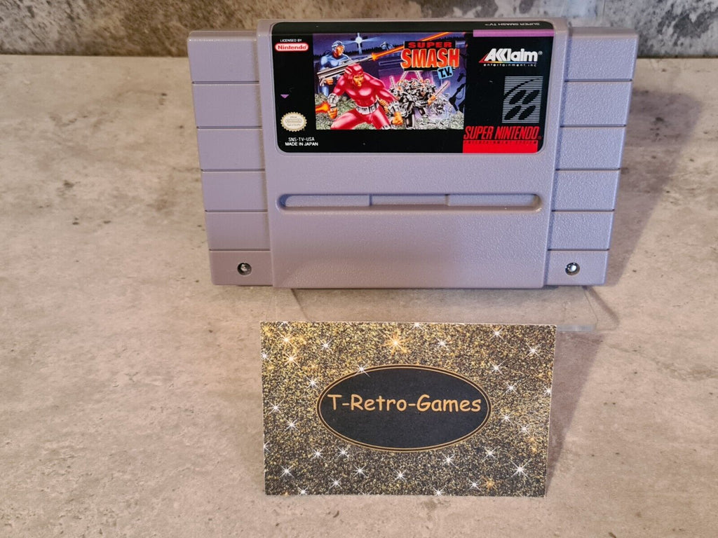 SNES Super Nintendo Super Smash T.V. NTSC USA Modul - T-Retro-Games 