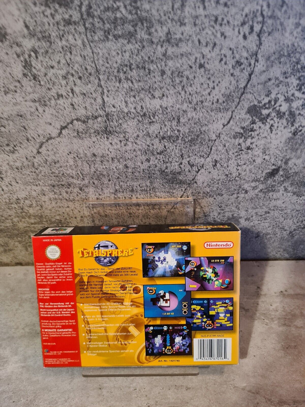 N64 Nintendo 64 Tetrisphere mit OVP und Anleitung NOE - T-Retro-Games 