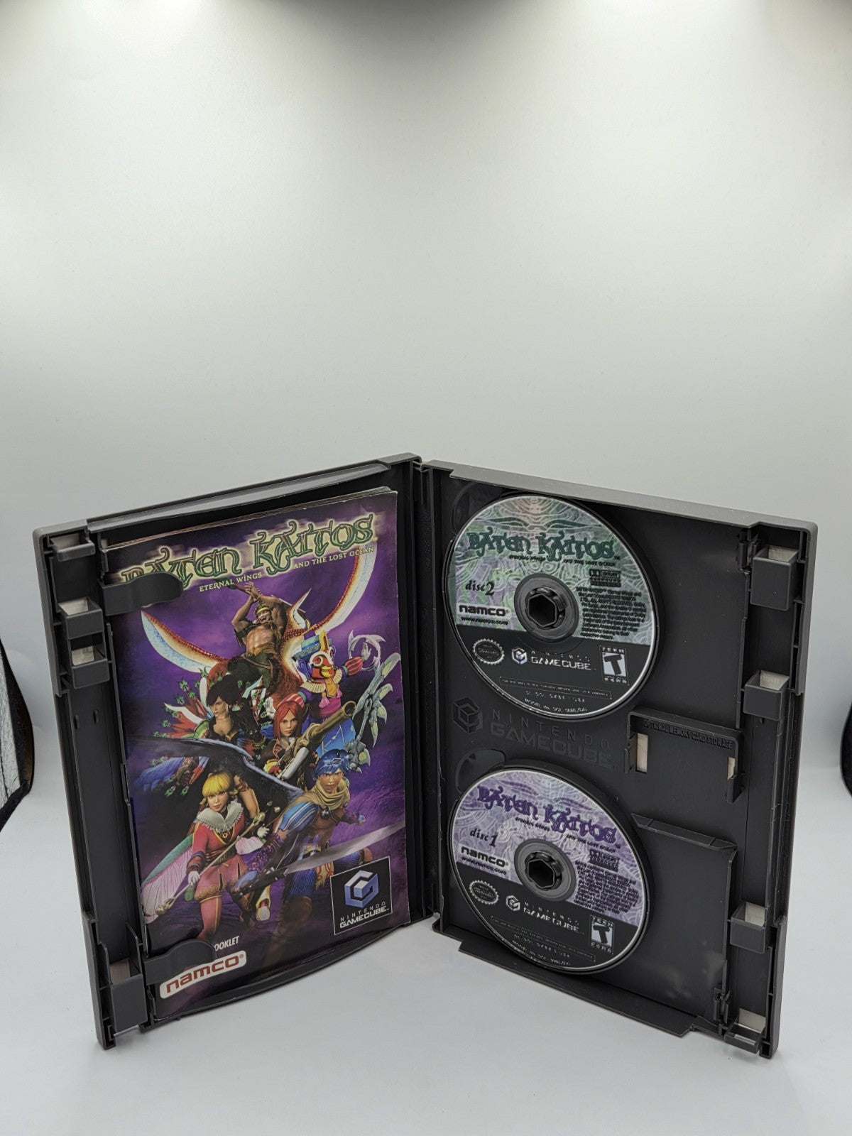 Nintendo GameCube Baten Kaitos mit OVP und Anleitung USA NTSC 2 Discs - T-Retro-Games 