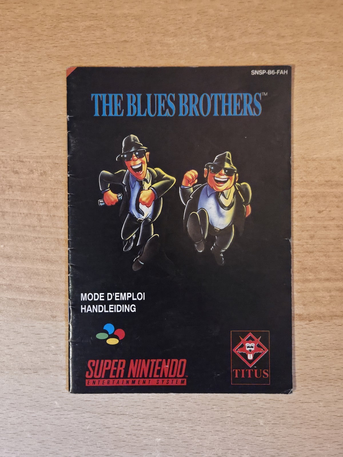SNES Super Nintendo The Blues Brothers Spielanleitung Instruction Booklet FAH