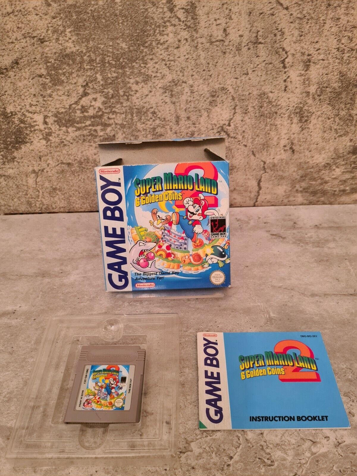 Nintendo Gameboy Super Mario Land 2 : 6 Golden Coins mit OVP und Anleitung UKV - T-Retro-Games 