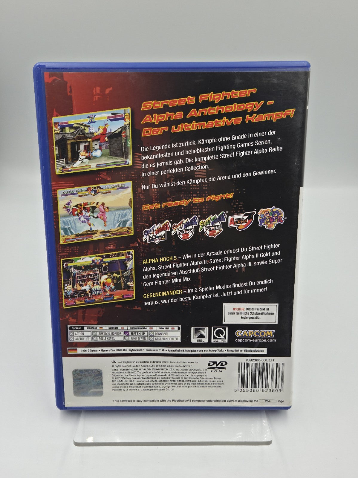 PS2 Playstation 2 Street Fighter Alpha Anthology mit OVP und Anleitung Deutsch