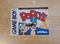 Nintendo Game Boy Classic Popeye 2 Spielanleitung Instruction Booklet USA