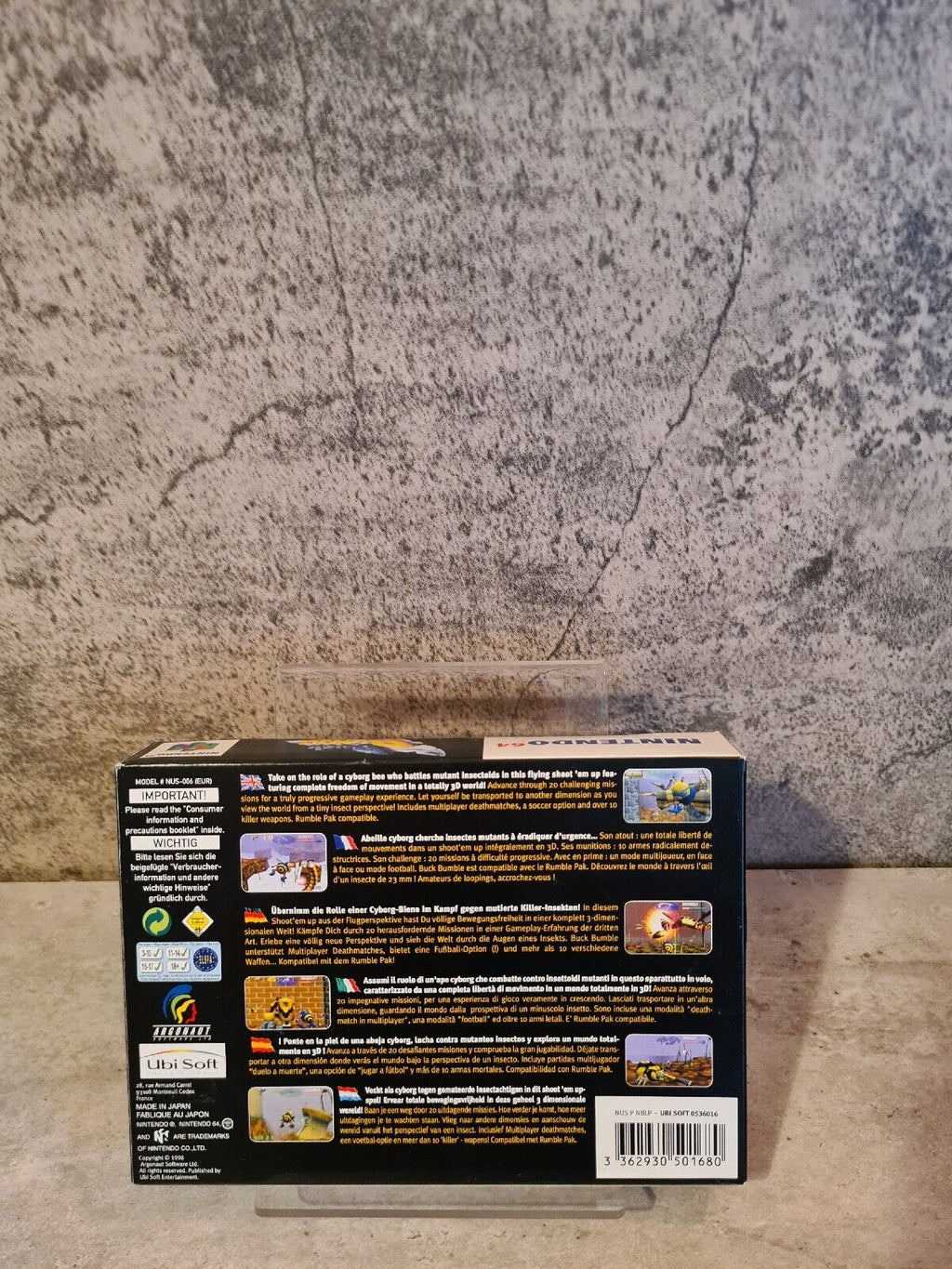 N64 Nintendo 64 Buck Bumble mit OVP und Anleitung EUR - T-Retro-Games 