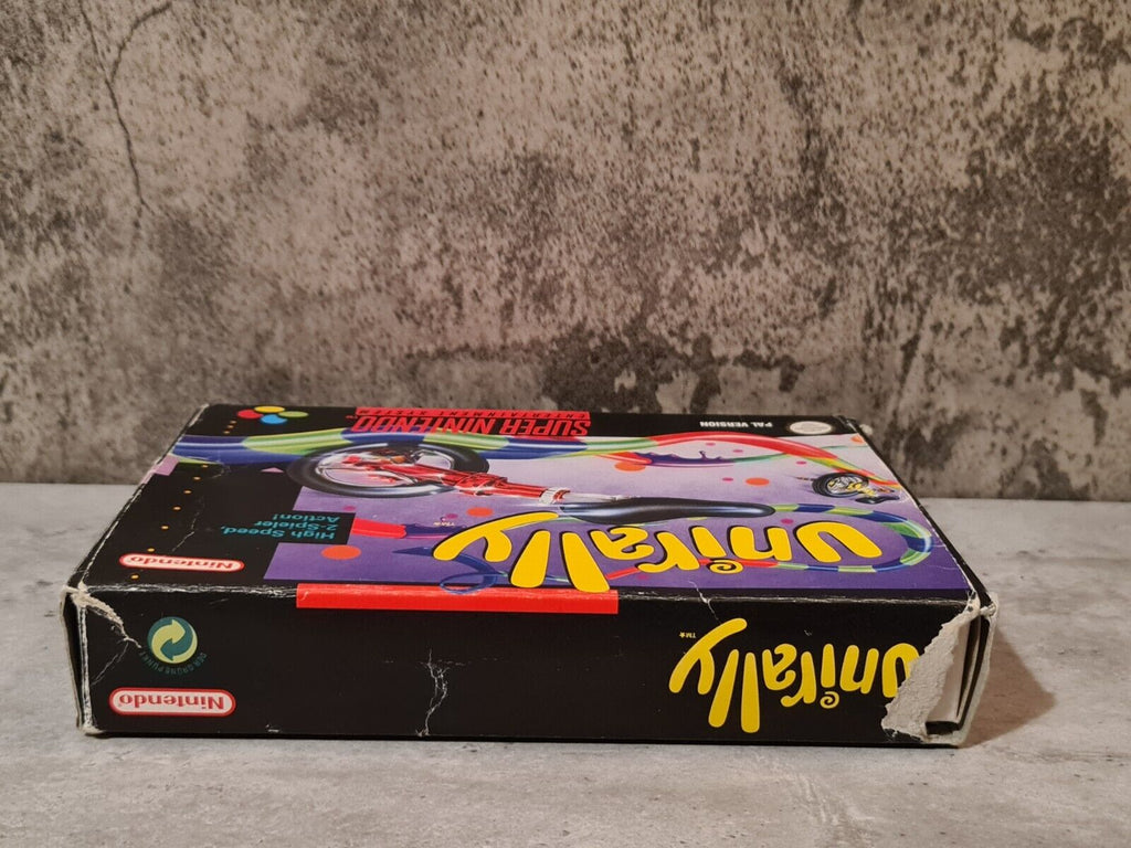 SNES Super Nintendo Unirally mit OVP und Anleitung NOE - T-Retro-Games 
