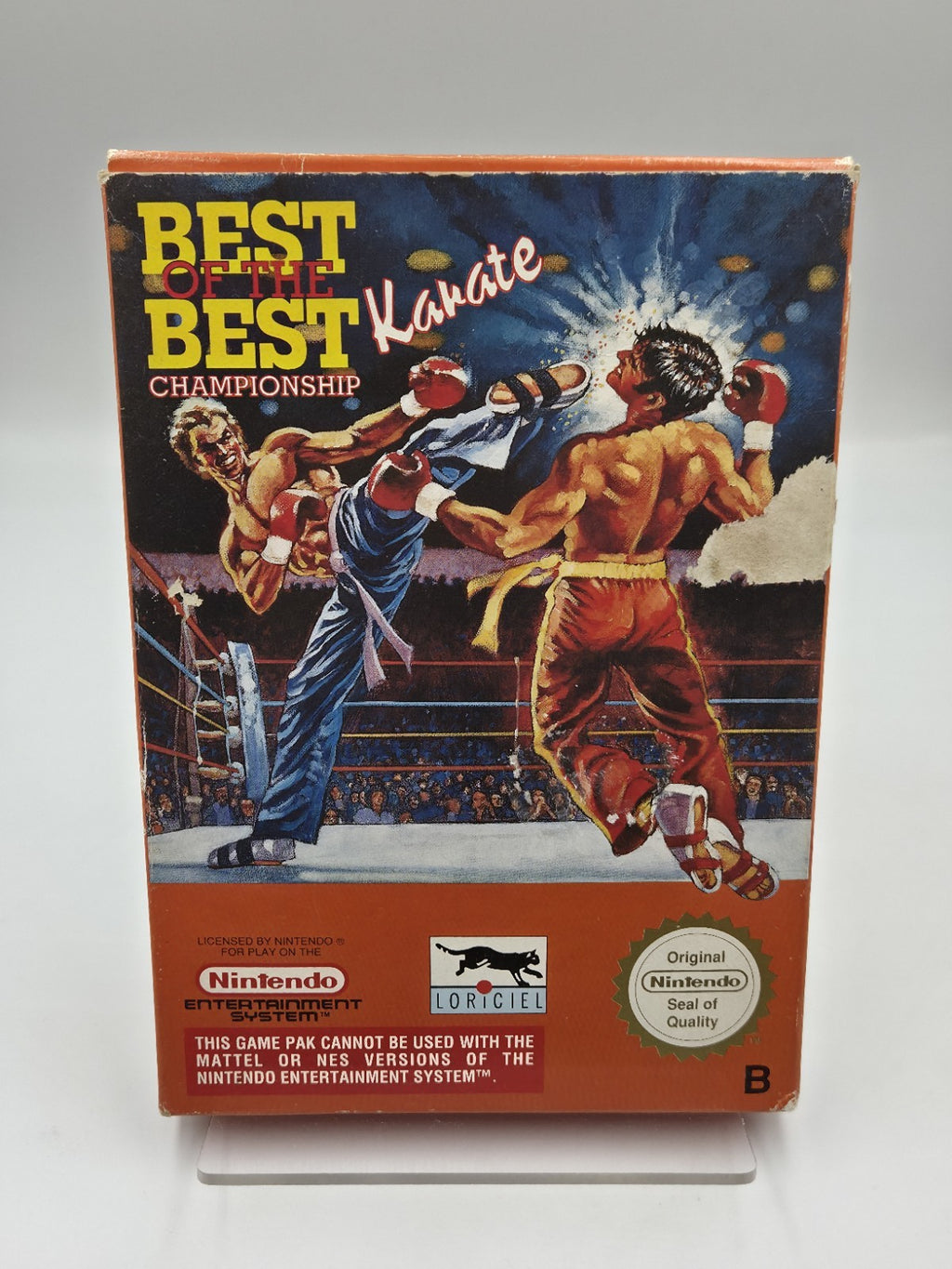 Nintendo NES Spiel Best of The Best Championship Karate mit OVP + Anleitung ESP
