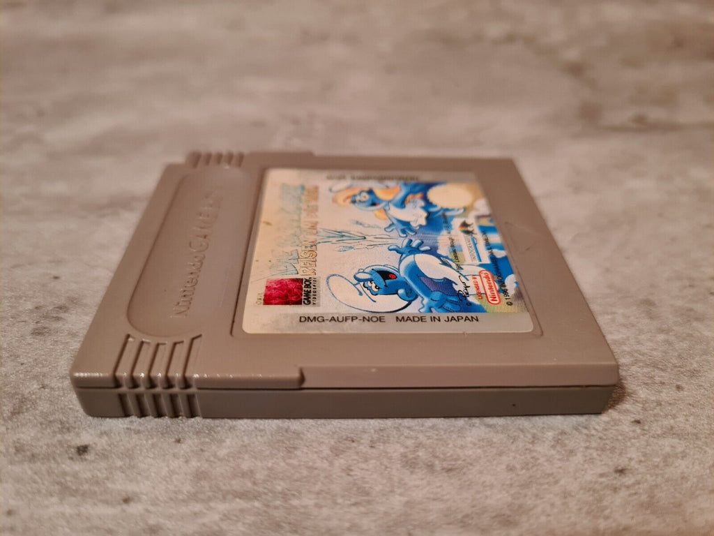 Nintendo Gameboy Classic Spiel Die Schlümpfe Reisen Um Die Welt Modul NOE - T-Retro-Games 