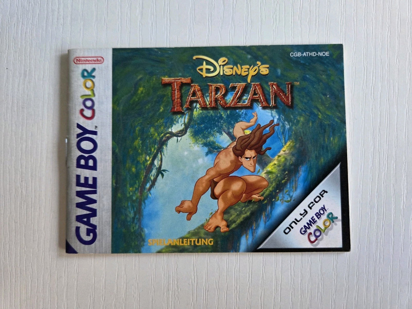 Nintendo Game Boy Color Spielanleitung Disney's Tarzan NOE