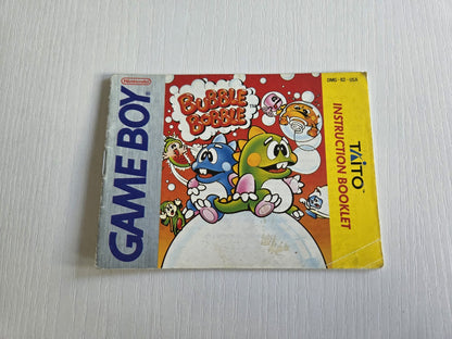 Nintendo Game Boy Classic Bubble Bobble Spielanleitung Instruction Booklet USA
