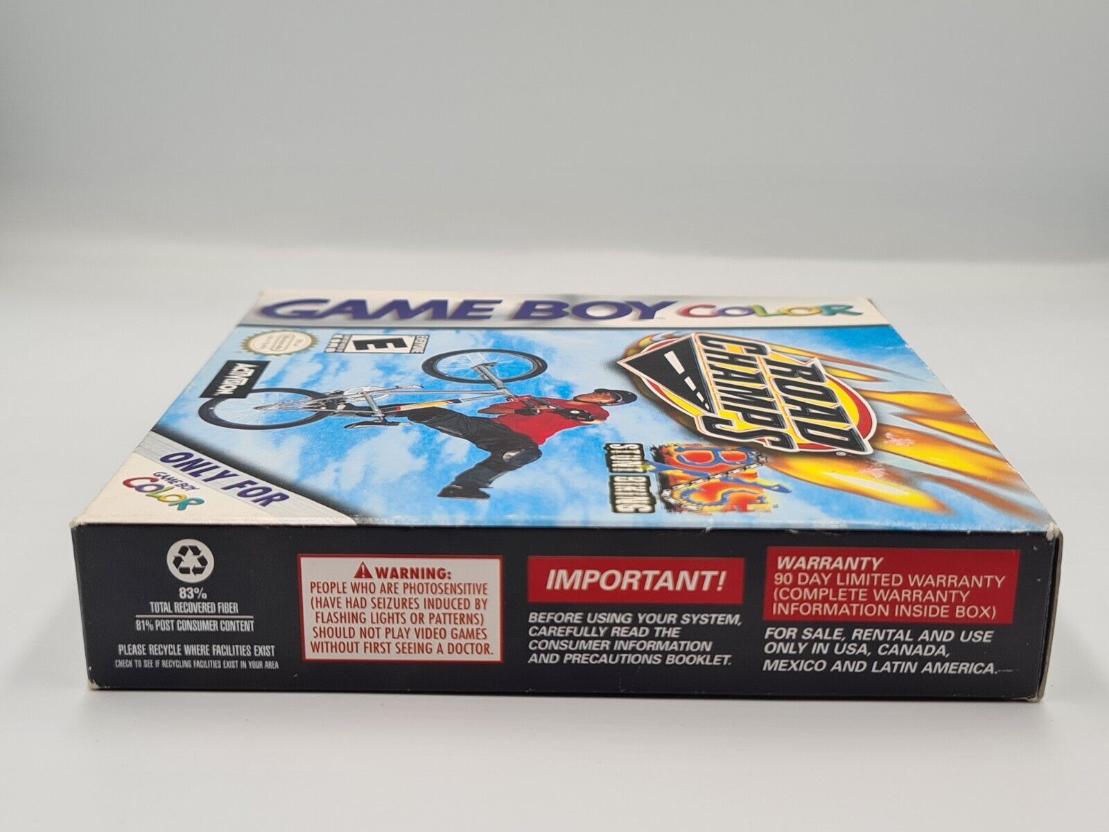 Nintendo Game Boy Color Road Champs mit OVP und Anleitung USA - T-Retro-Games 
