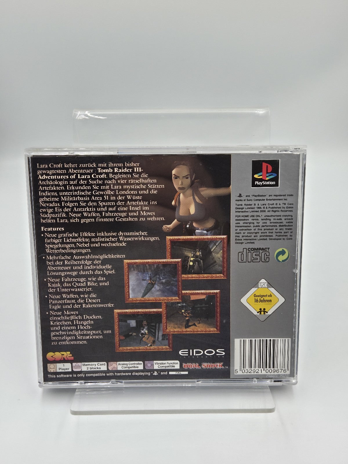 PS1 Playstation 1 Spiel Tomb Raider III mit OVP und Anleitung Deutsch