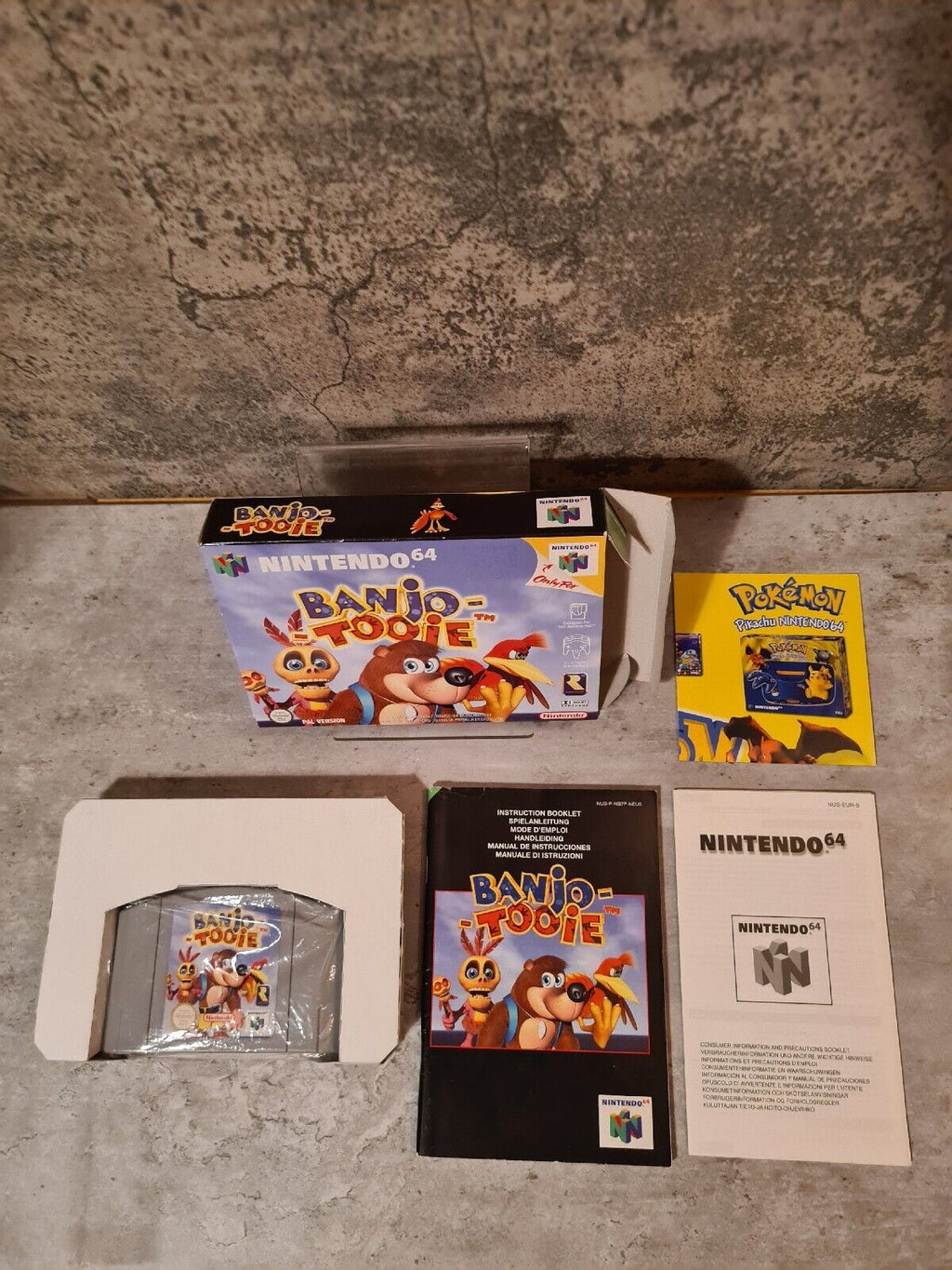 N64 Nintendo 64 Banjo Tooie mit OVP und Anleitung EUR - T-Retro-Games 