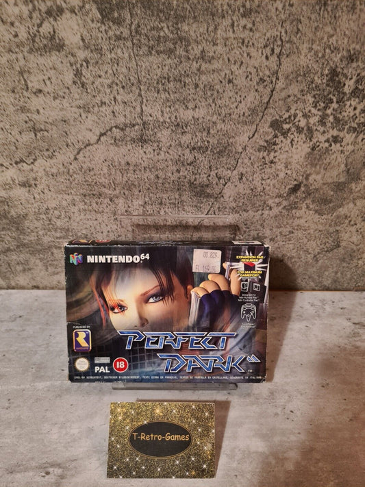 N64 Nintendo 64 Perfect Dark mit OVP und Anleitung EUR - T-Retro-Games 
