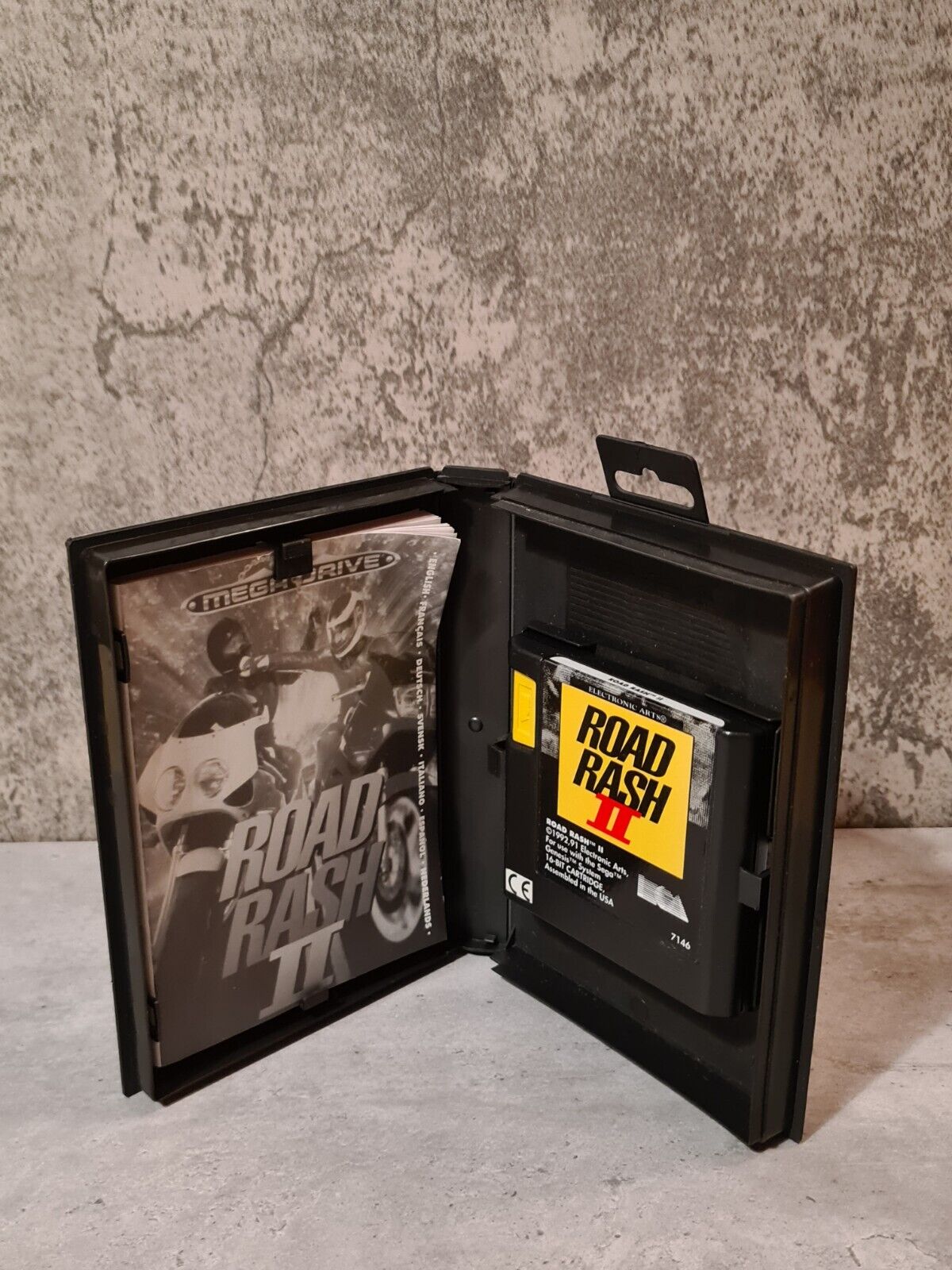 Sega Mega Drive Spiel Road Rash II mit OVP und Anleitung Multi Language - T-Retro-Games 
