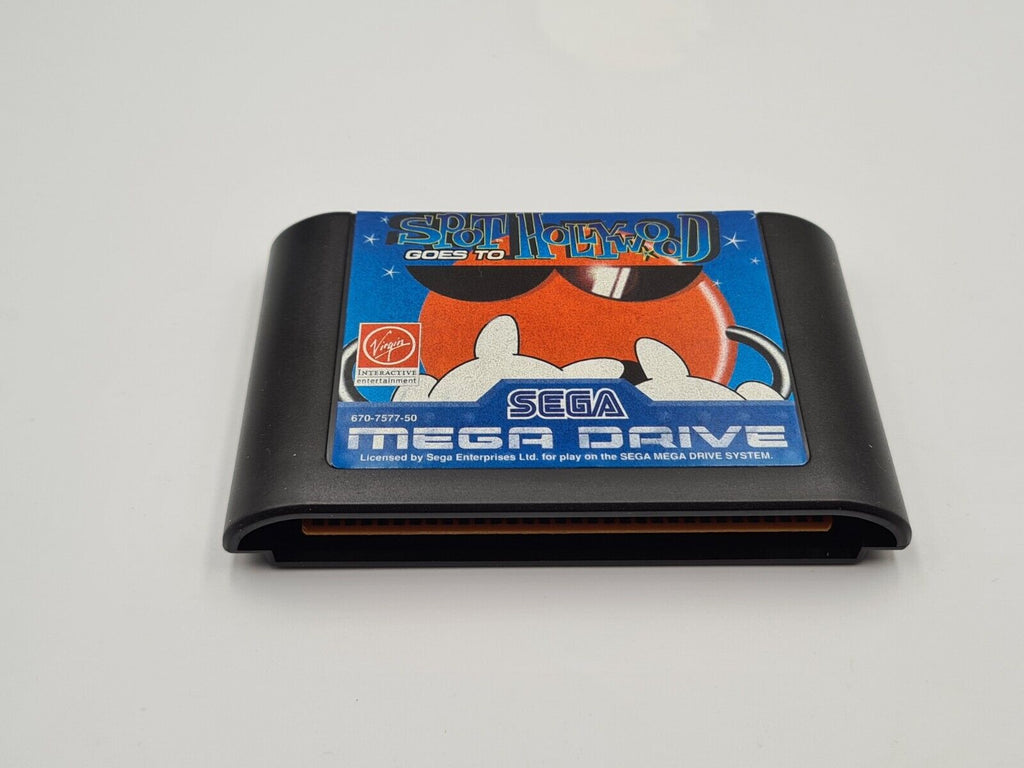Sega Mega Drive Spot goes to Hollywood mit OVP und Anleitung Multi Language - T-Retro-Games 