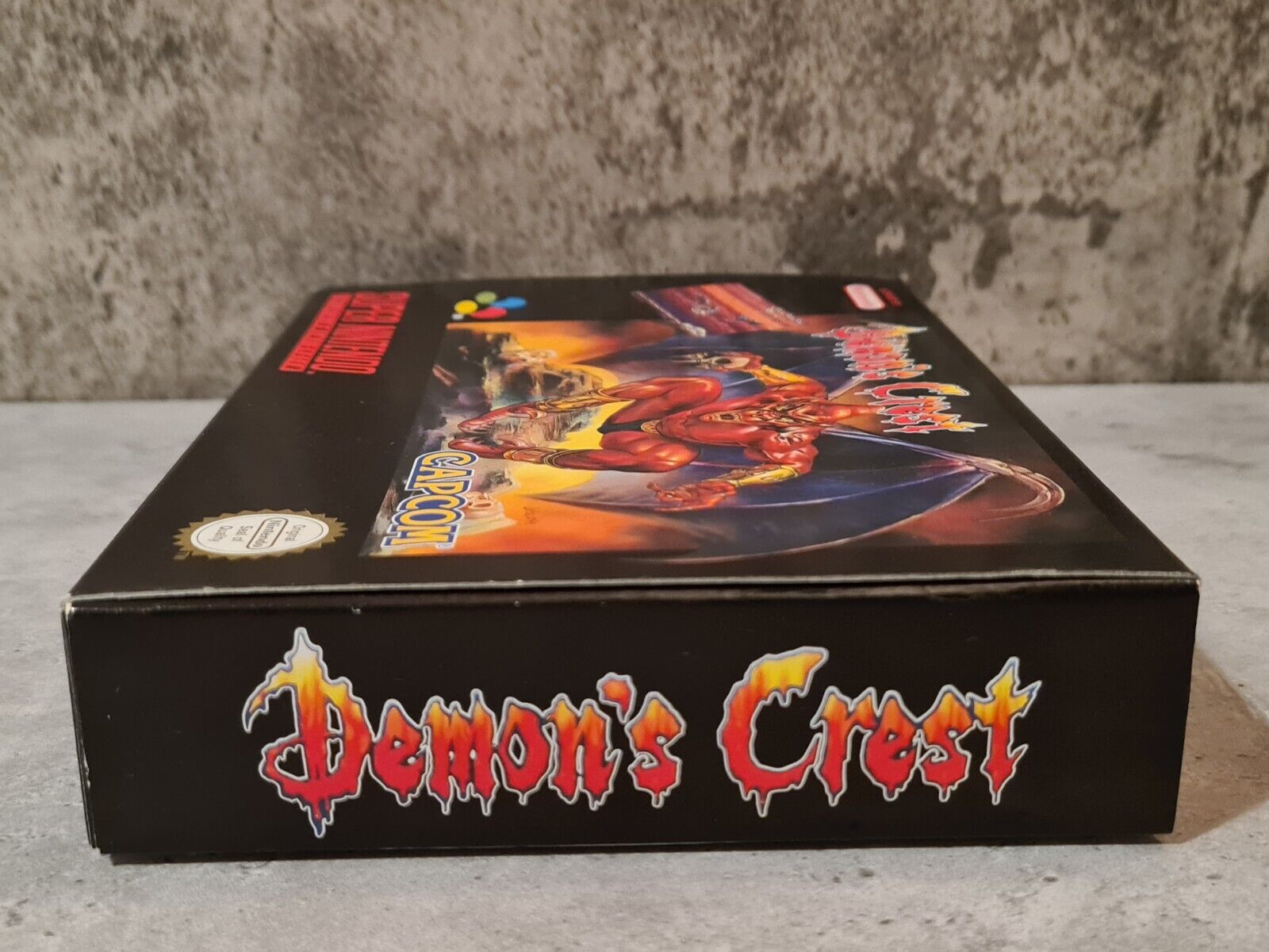 SNES Super Nintendo Demon's Crest mit OVP und Anleitung EUR - T-Retro-Games 
