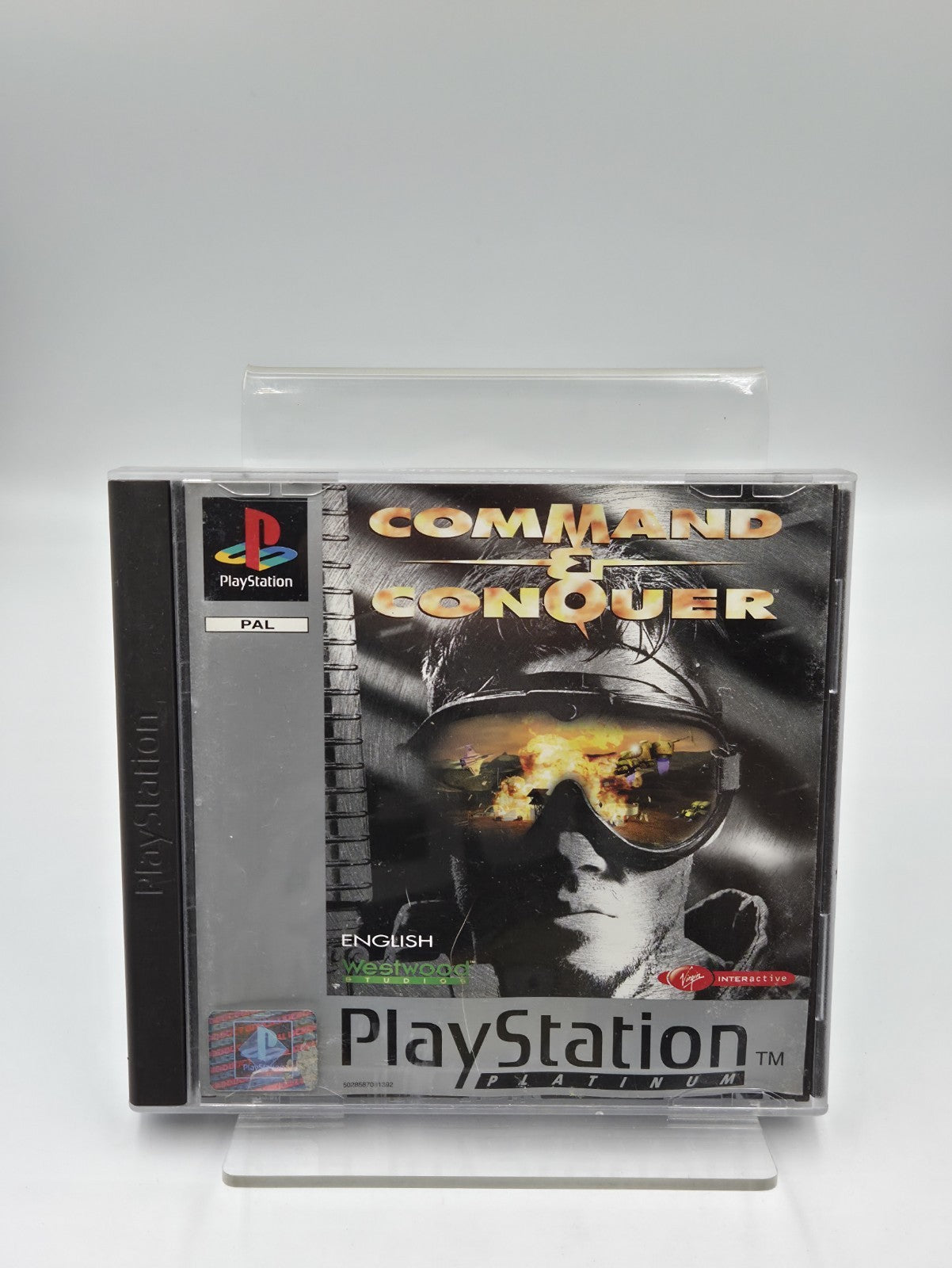 PS1 Playstation 1 Command & Conquer mit OVP und Anleitung Englisch 2 Discs 