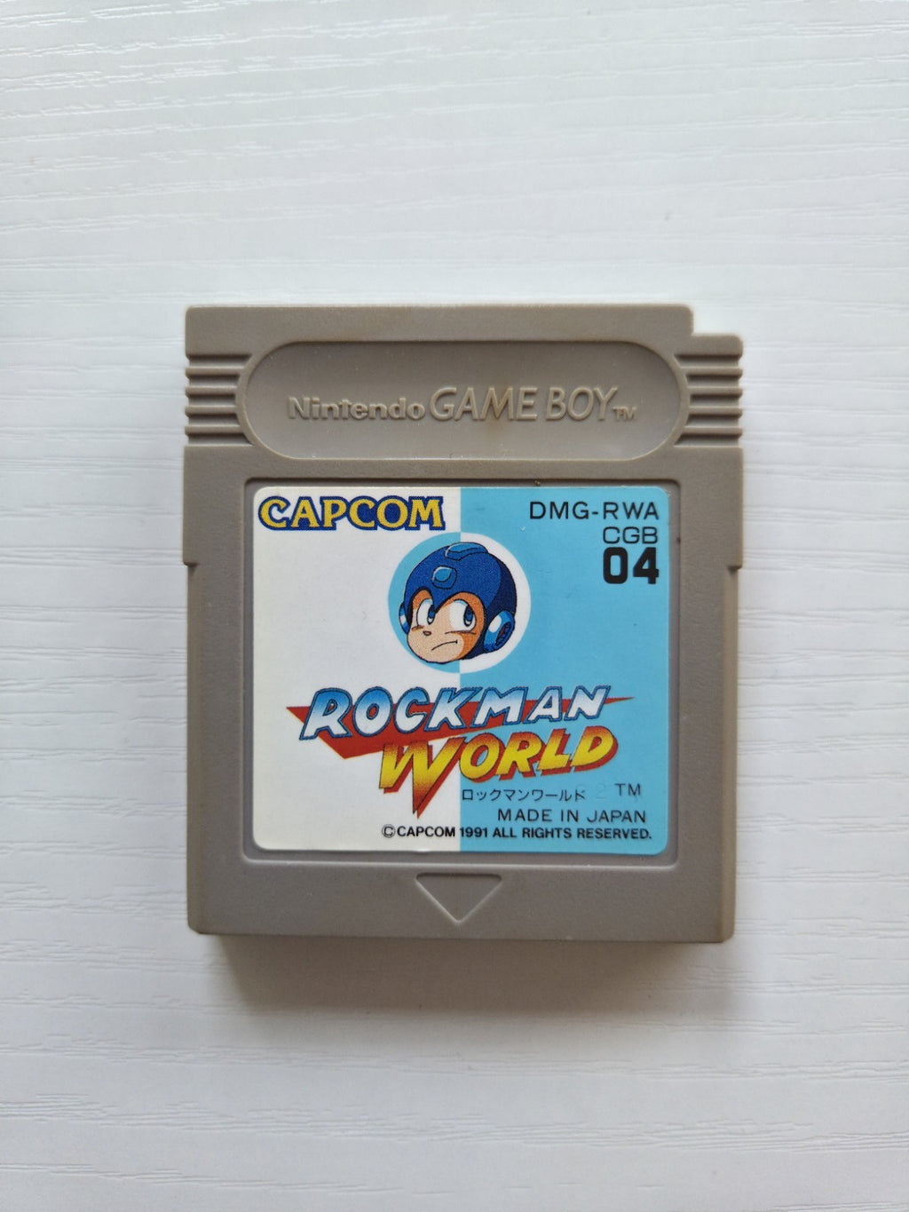 Nintendo Game Boy Classic Spiel Rockman World Modul Japan