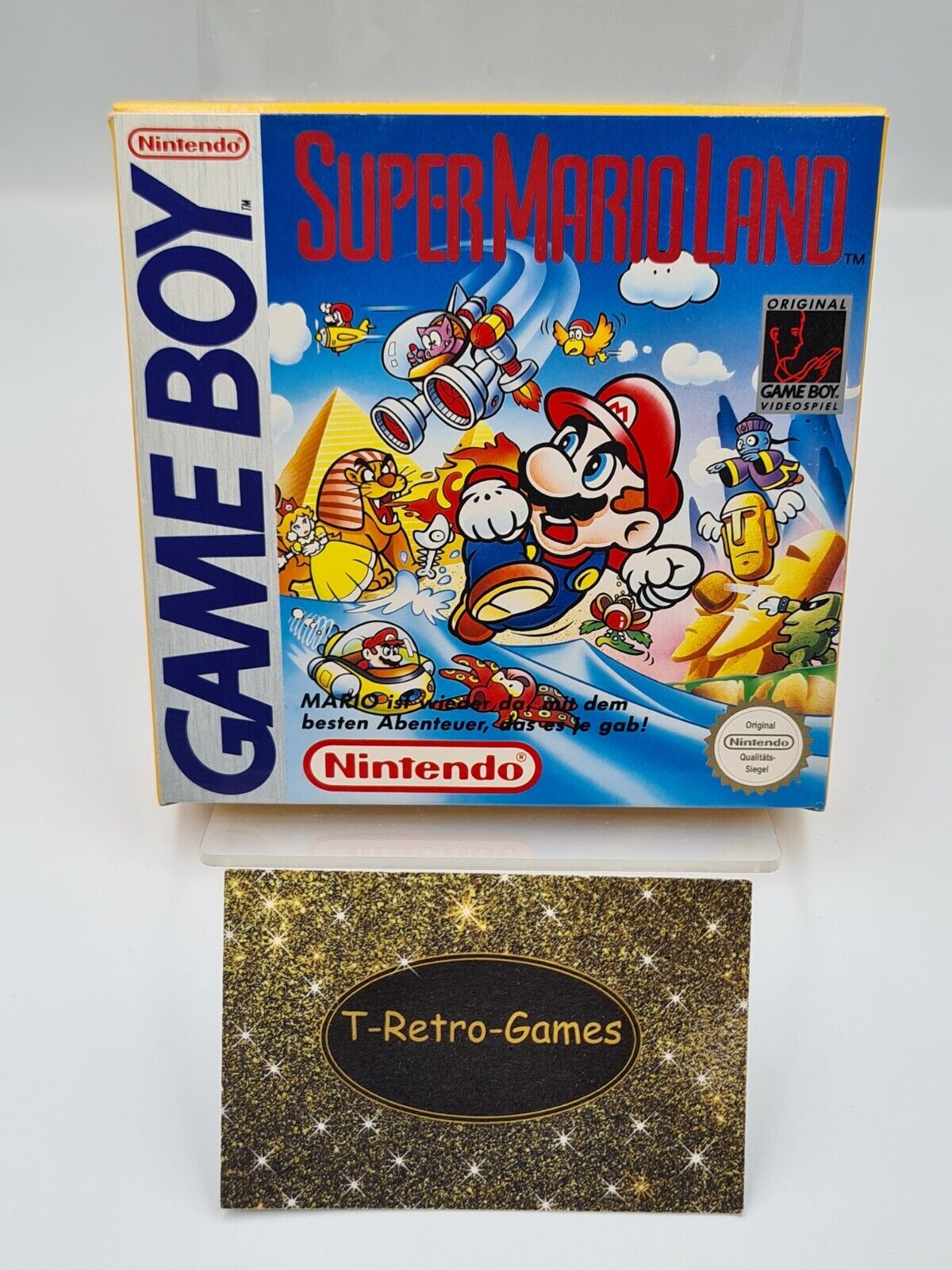 Nintendo Game Boy Classic Spiel Super Mario Land mit OVP und Anleitung NOE - T-Retro-Games 