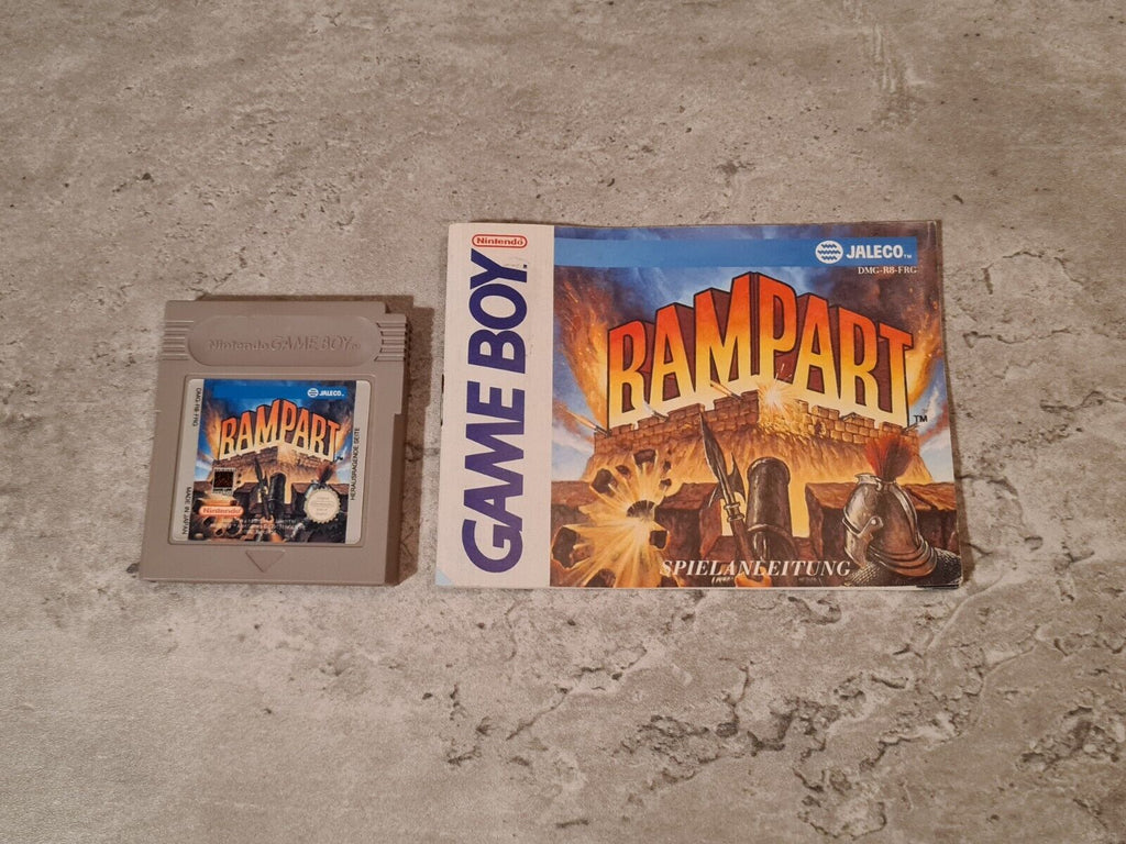 Nintendo Game Boy Classic Spiel Rampart mit OVP und Anleitung NOE/FRG - T-Retro-Games 