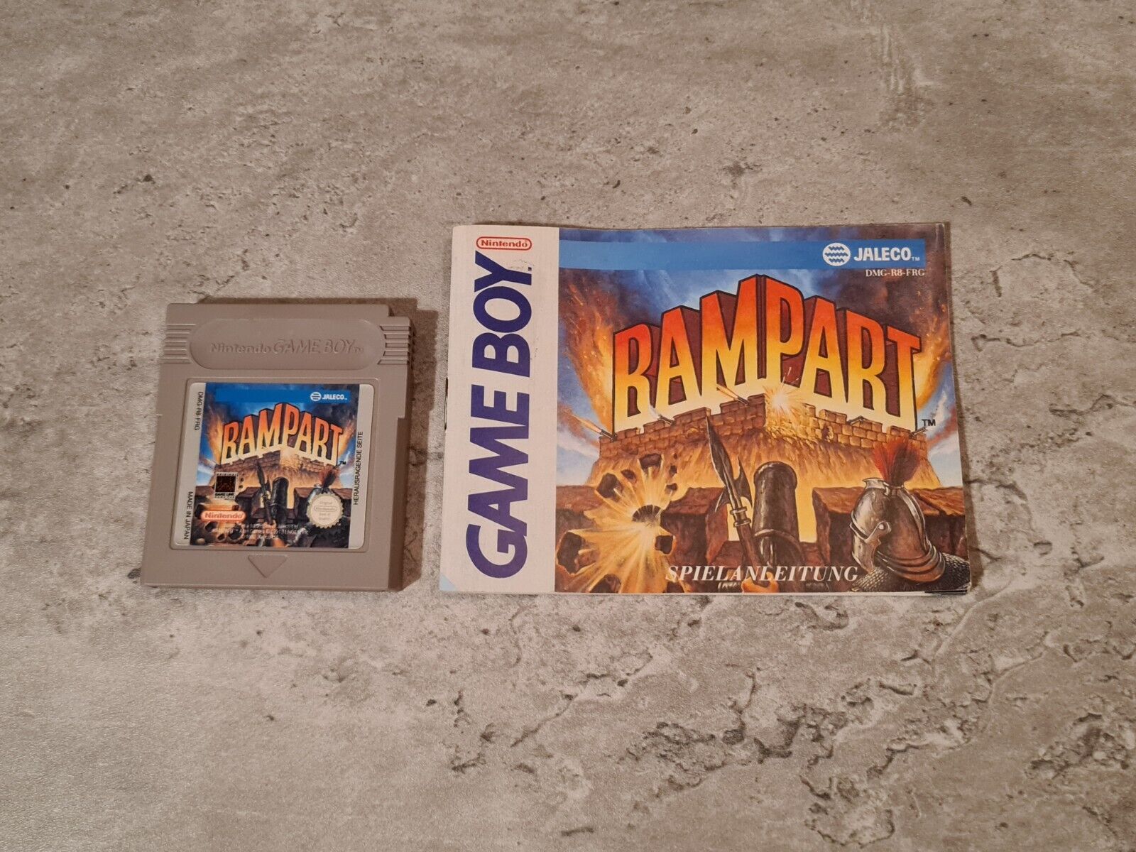 Nintendo Game Boy Classic Spiel Rampart mit OVP und Anleitung NOE/FRG - T-Retro-Games 