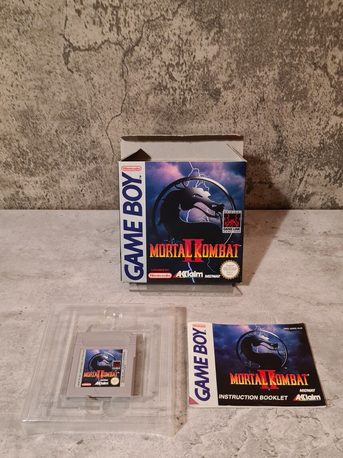Nintendo Game Boy Mortal Kombat II mit OVP und Anleitung EUR - T-Retro-Games 