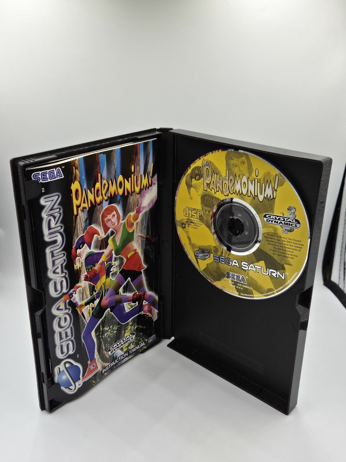 Sega Saturn Spiel Pandemonium! mit OVP und Anleitung Multi Language 