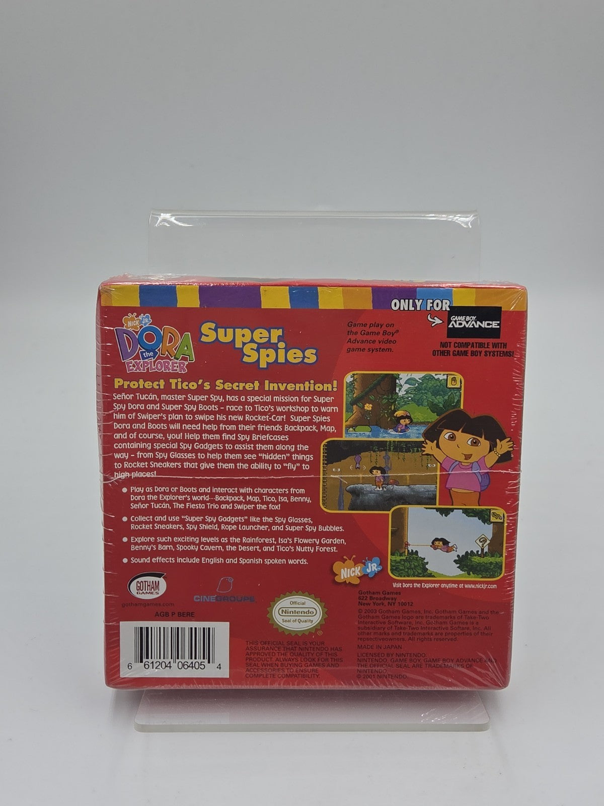Game Boy Advance Spiel Dora The Explorer Super Spies Top Secret USA Sealed  Neu