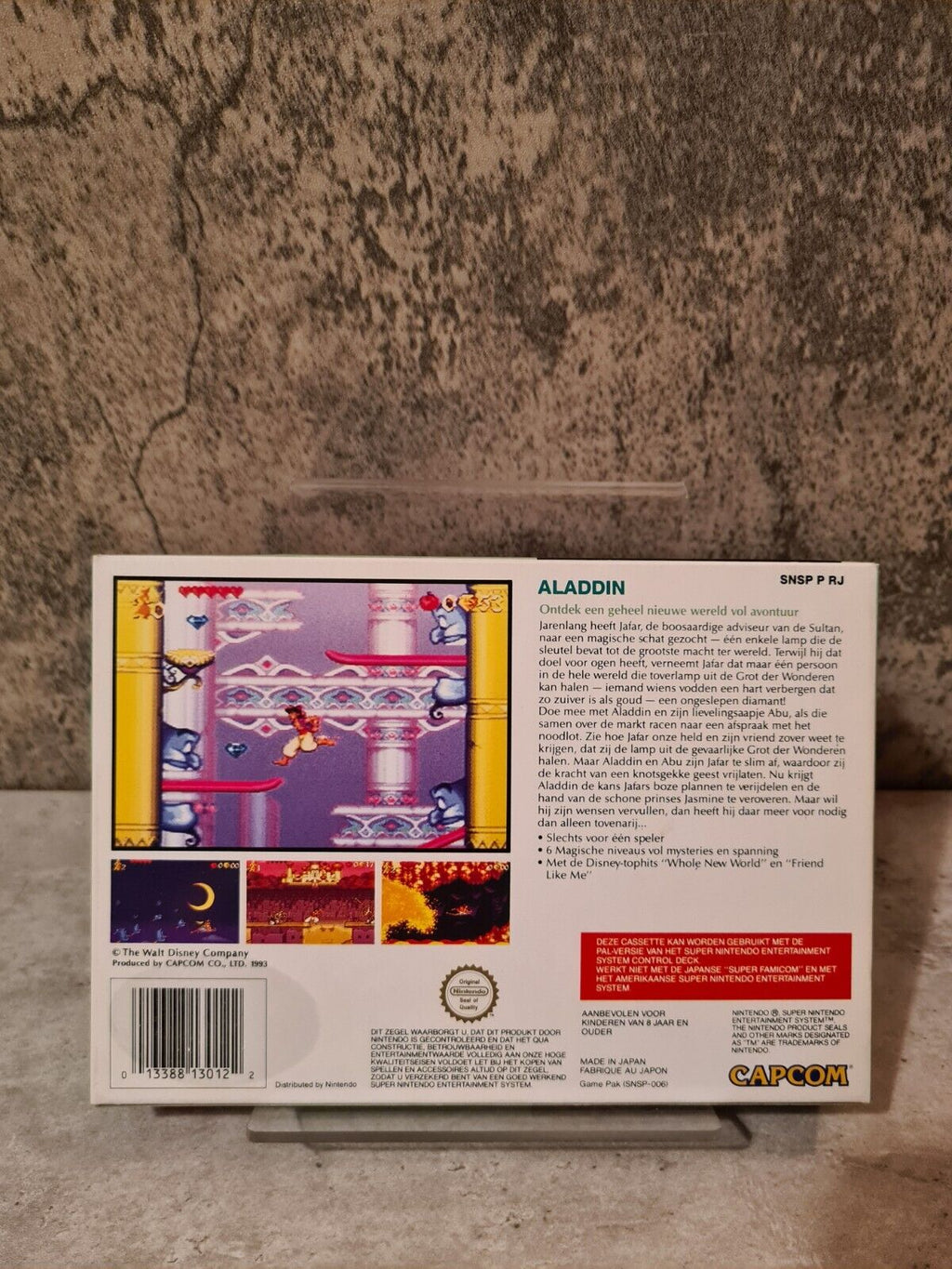 SNES Super Nintendo Disney's Aladdin mit OVP und Anleitung HOL - T-Retro-Games 