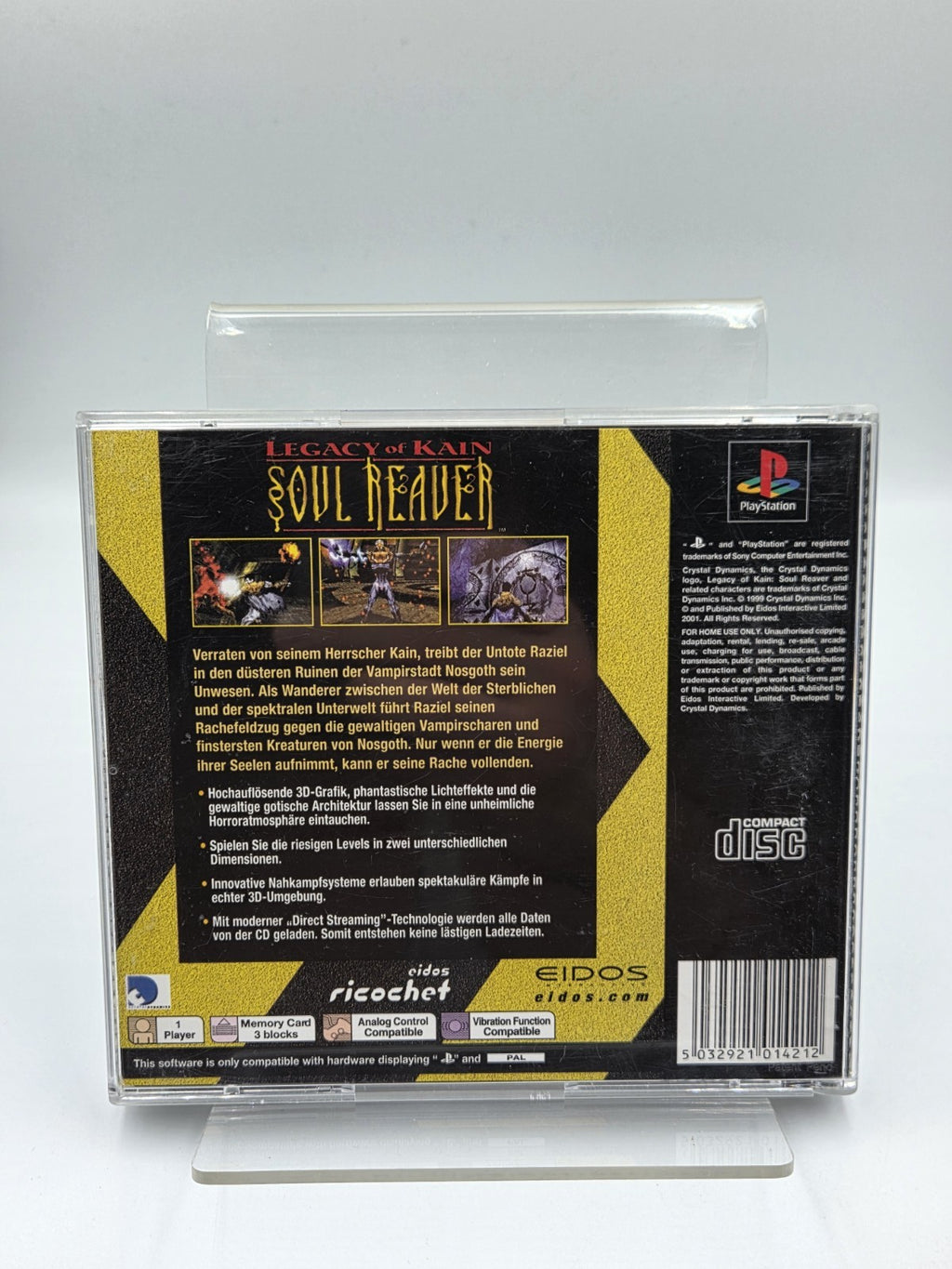 PS1 Playstation 1 Legacy of Kain: Soul Reaver mit OVP und Anleitung Deutsch