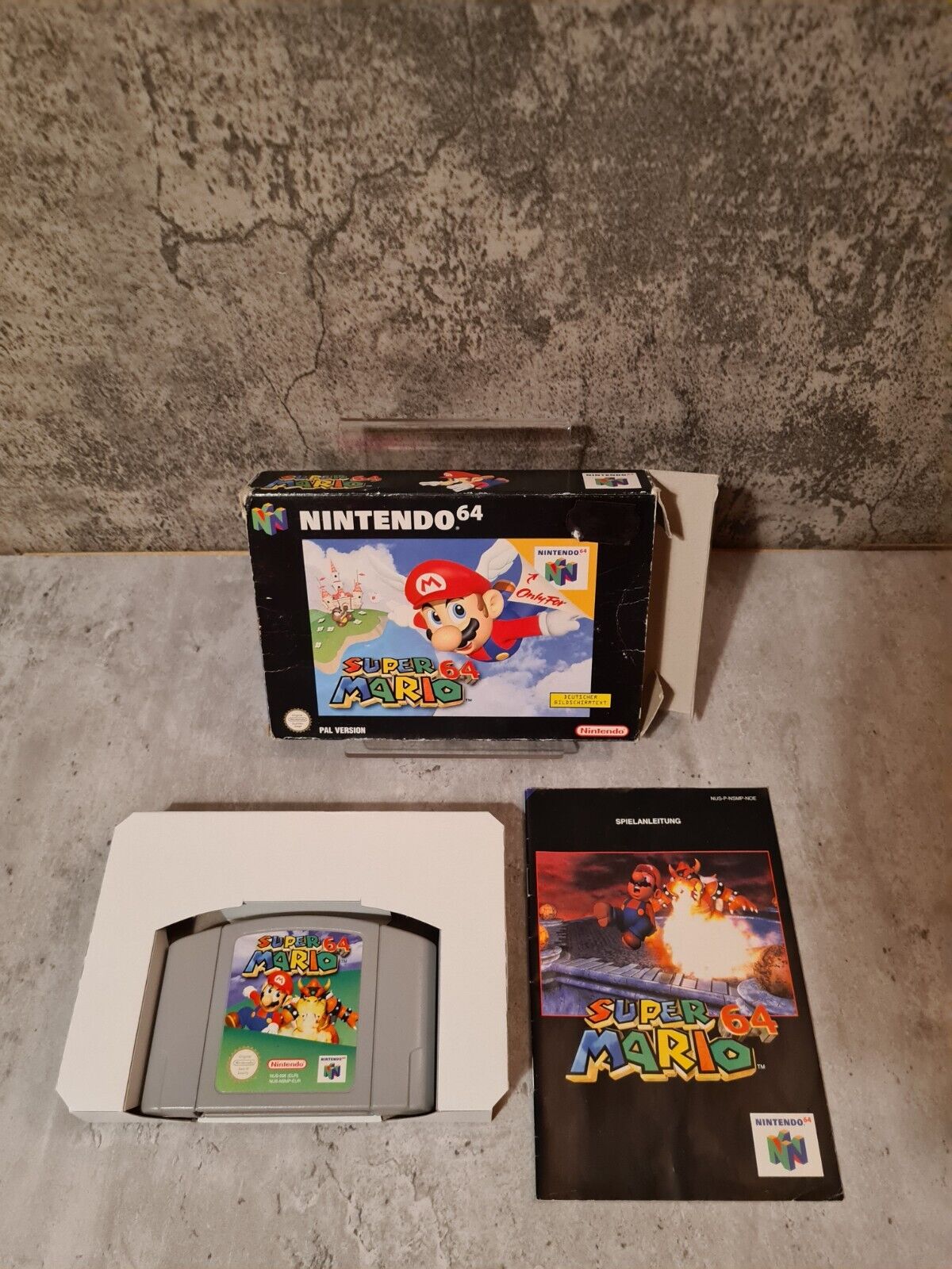 N64 Nintendo 64 Super Mario 64 mit OVP und Anleitung NOE - T-Retro-Games 