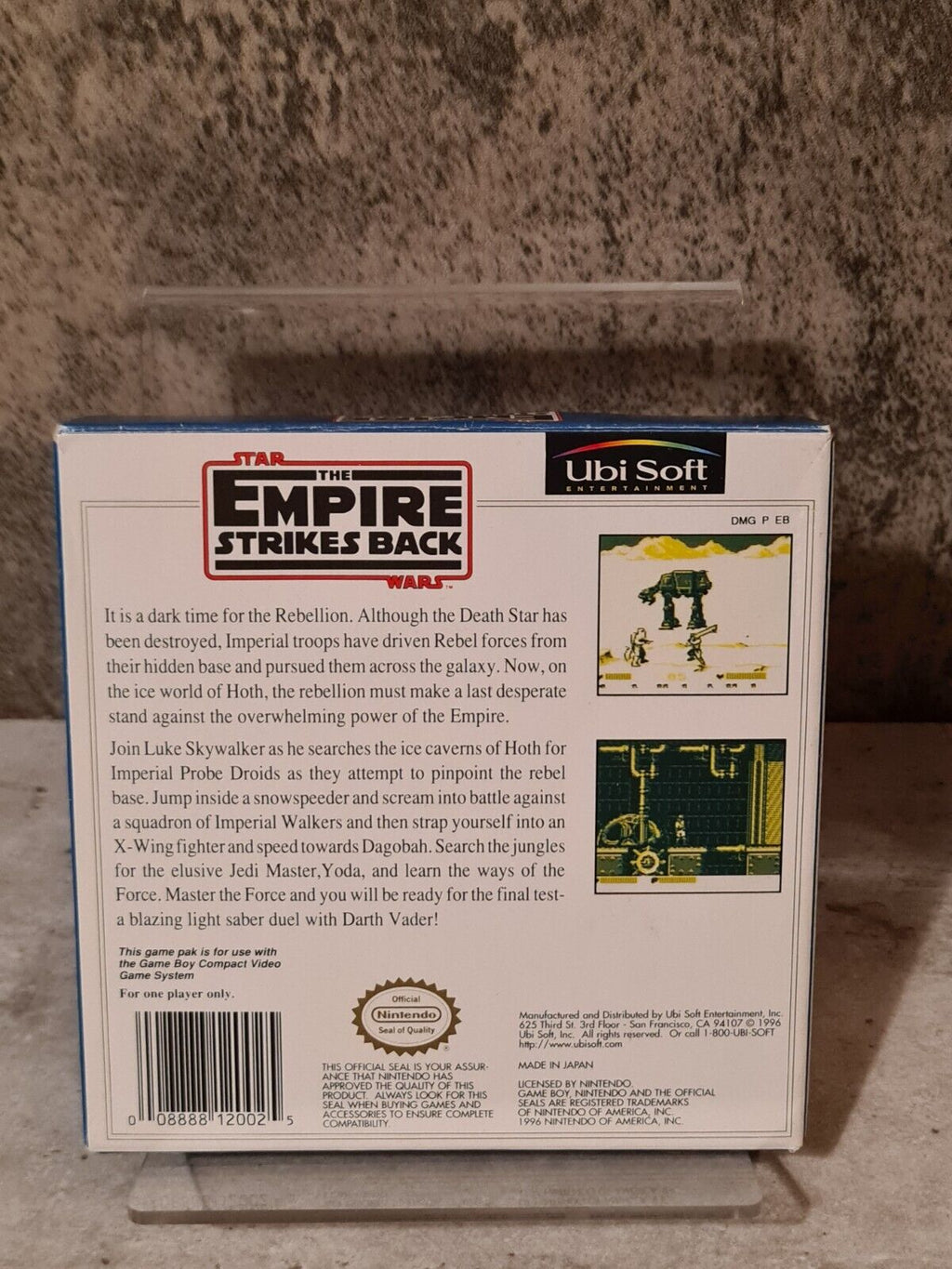 Game Boy Classic Star Wars The Empire Strikes Back mit OVP und Anleitung USA - T-Retro-Games 