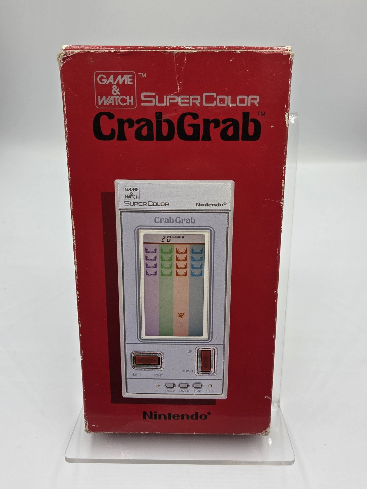 Nintendo Game & Watch CrabGrab OVP Super Color (UD-202) 1984
