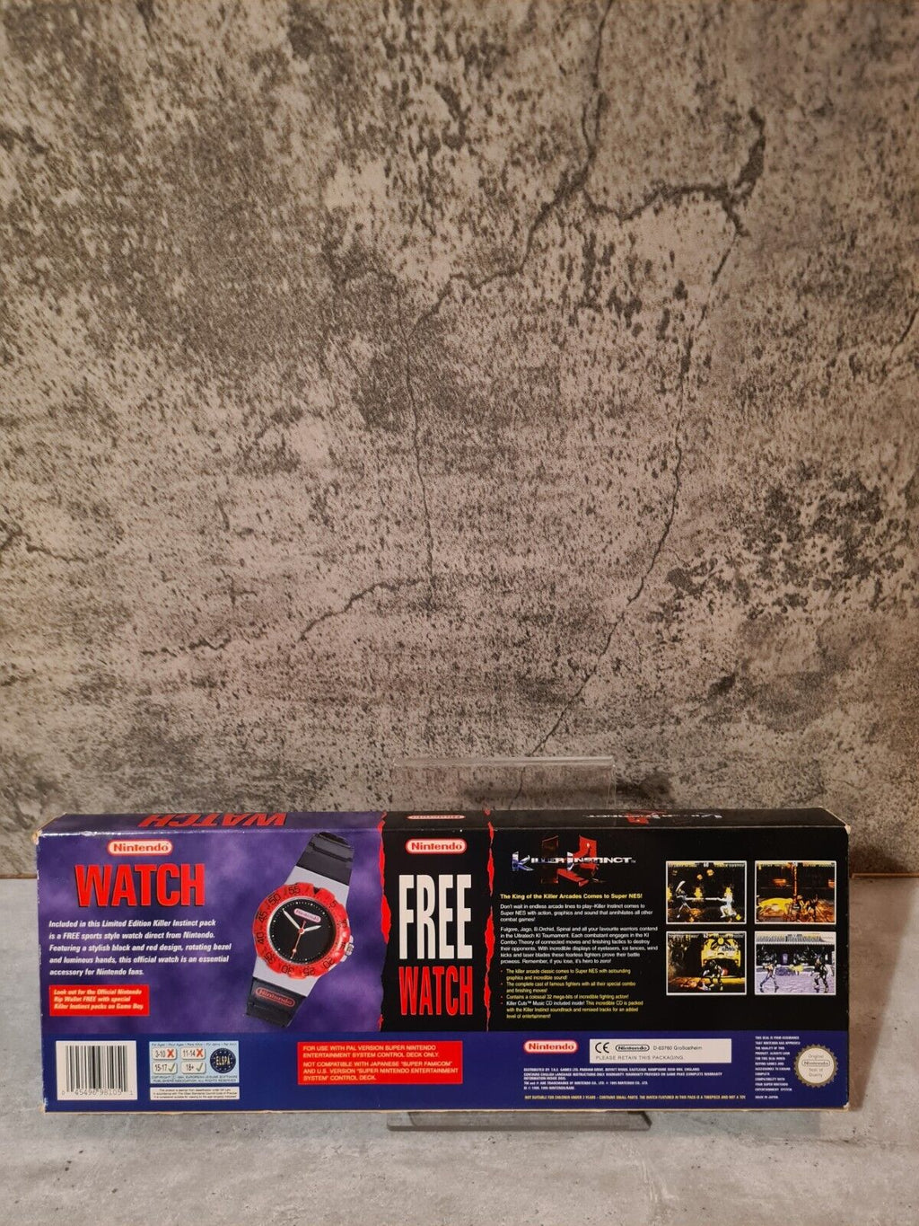 SNES Super Nintendo Killer Instinct Free Watch Big Box OVP mit Anleitung UKV - T-Retro-Games 